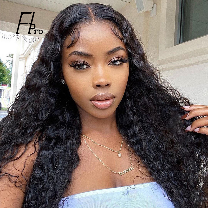 HD Lace Wig 5x5 Closure Wig Deep Wave Skin Melt Virgin Hair Wig